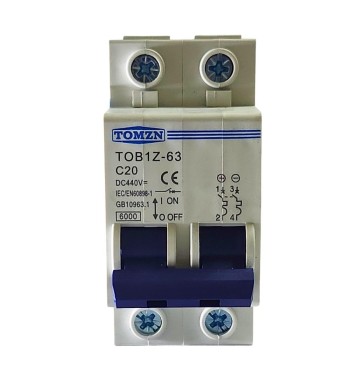 Breaker Doble Polo DC 440V 20A