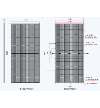 GCL de 620W Bifacial